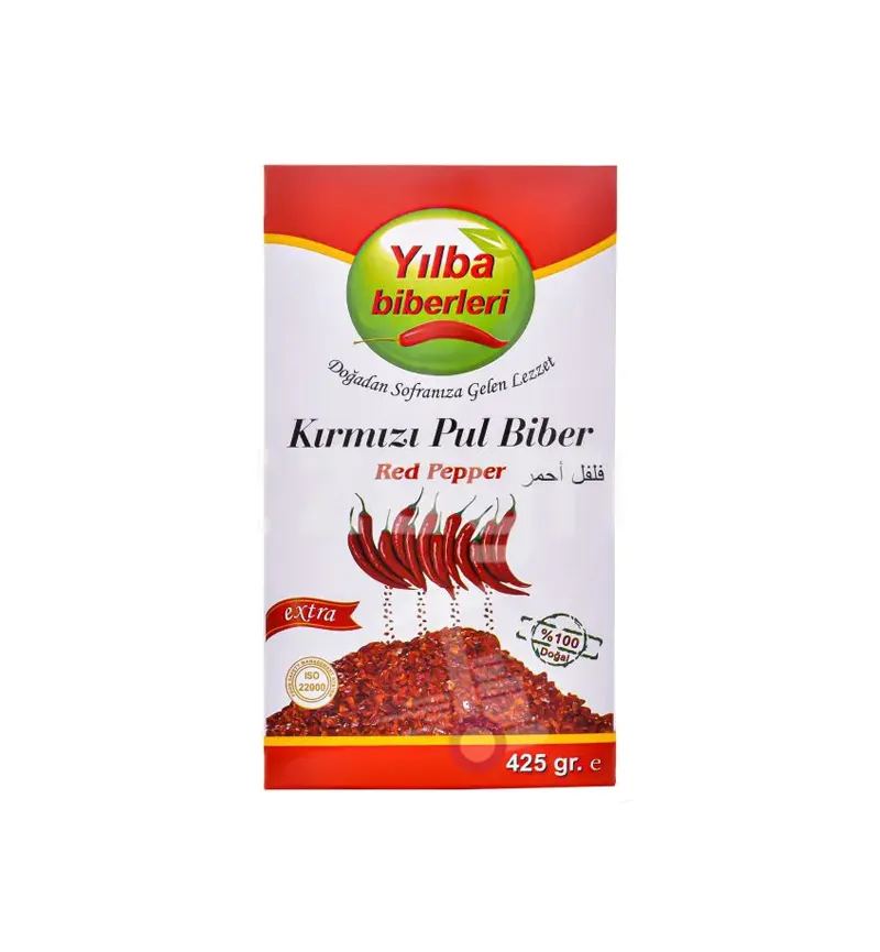 فلفل قرمز ترکیه‌ای پول بیبر ۴۲۵ گرمی اصلی Yilba