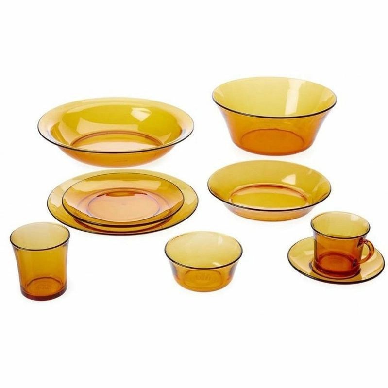 سرویس غذاخوری  Duralexعسلی ۴۴پارچه