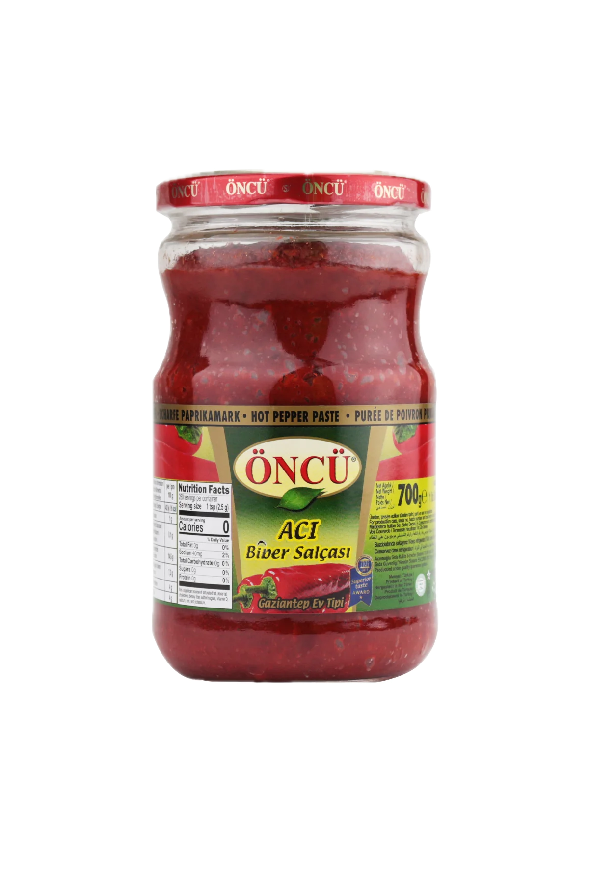 رب فلفل تند ۷۰۰ گرمی اصلی Oncu