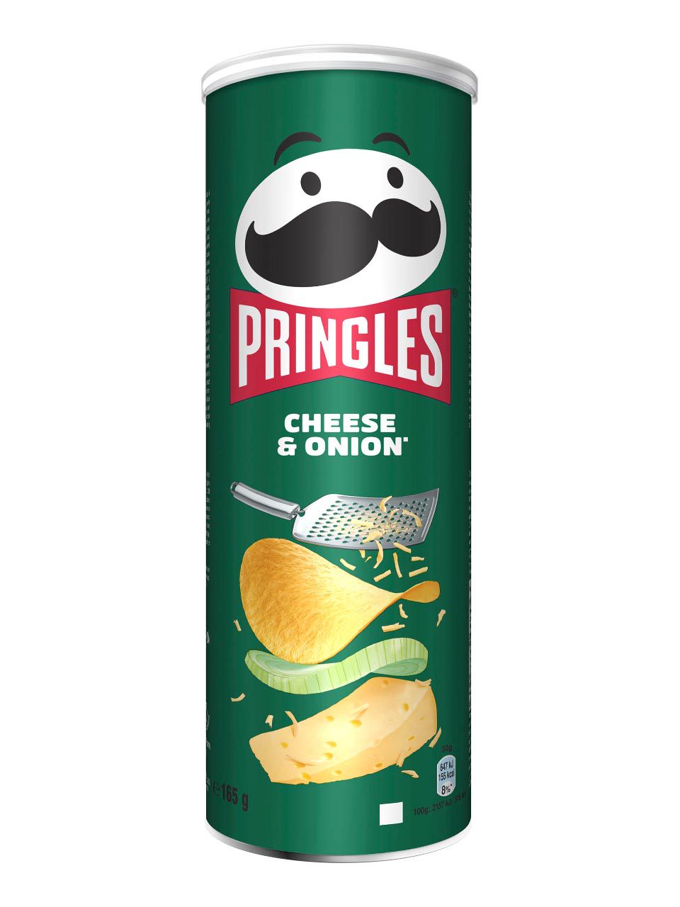 چیپس سیب‌زمینی پرینگلز با طعم پنیر و پیاز وزن ۱۶۵ گرم اصلی Pringles